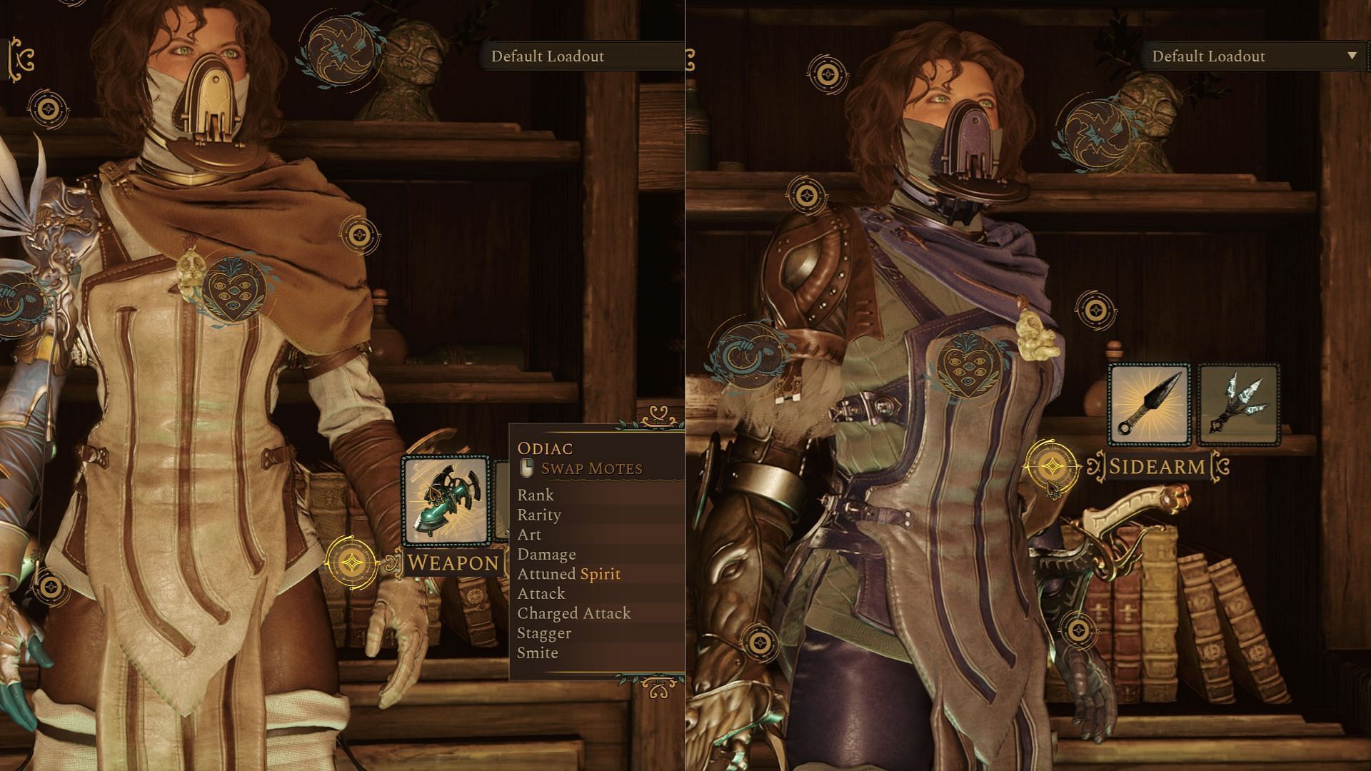 Second weapon slot isn't visible until you craft a weapon in the category (Image via Digital Extremes)
